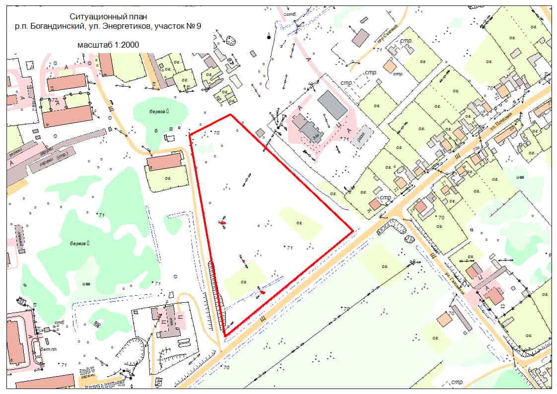Ситуационный план участка по кадастровому номеру в росреестре