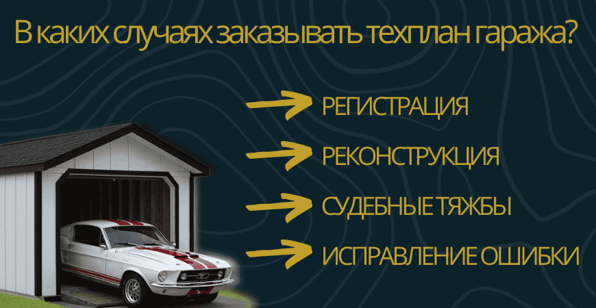 Заказать техплан гаража в Челябинске под ключ